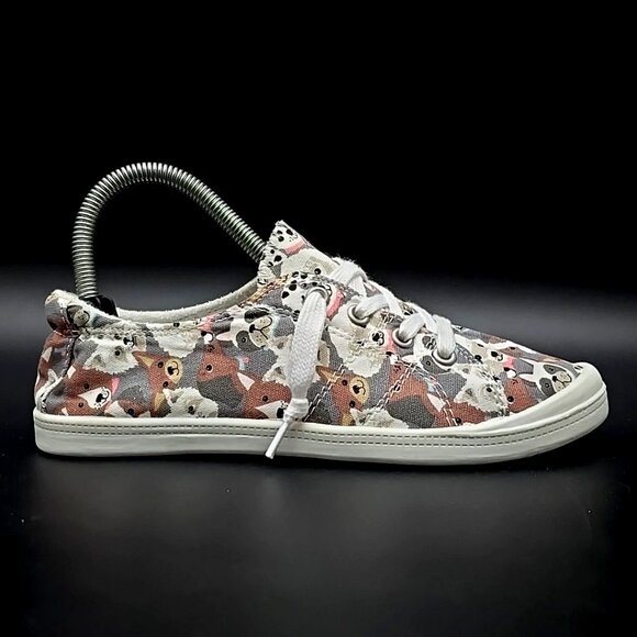 Isaac Mizrahi Ressa Multi Dogs Print Walking Slip on Sneaker Women's Size 6 M - Picture 8 of 12